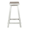 Creations 24 Inch Sawhorse Counter Stool - White image