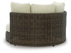 Kimora Outdoor Swivel Lounge Chair with Cushion