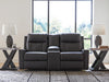 Mackmenville Reclining Loveseat with Console