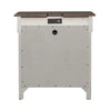 Ivy Hollow 3 Drawer Nightstand w/ Charging Station in Weathered Linen image