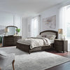 Avalon King Uph Storage Bed, Dresser & Mirror, Night Stand image