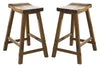 Liberty Furniture Creations II 30 Inch Sawhorse Barstool in Tobacco Finish (Set of 2) image