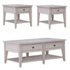 Lake House 3 Piece Set (1-Cocktail 2-End Tables)