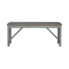 Liberty Furniture Newport Counter Height Dining Bench in Smokey Grey
