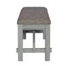 Newport Dining Bench in Smokey Grey image