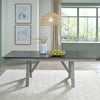 Liberty Furniture Newport Trestle Table in Smokey Grey