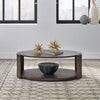 City View Oval Cocktail Table in Coffee Bean image