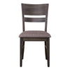 Liberty Furniture Anglewood Slat Back Upholstered Side Chair in Dark Umber Brown (Set of 2) image