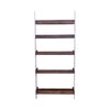 Farmhouse Leaning Bookcase in White/Oak image