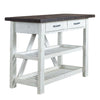 Farmhouse Server in White/Oak