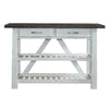 Farmhouse Server in White/Oak