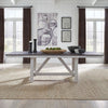 Liberty Furniture Farmhouse Trestle Table in White