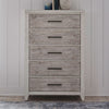 Liberty Furniture Backroads Drawer Chest in Weathered White/Parchment Brown image