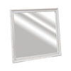 Backroads Landscape Mirror in Weathered White/Parchment Brown