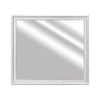 Backroads Landscape Mirror in Weathered White/Parchment Brown