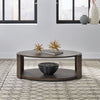 Liberty Furniture City View Oval Cocktail Table in Coffee Bean image