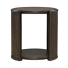 City View Round End Table in Coffee Bean image