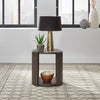 City View Round End Table in Coffee Bean image