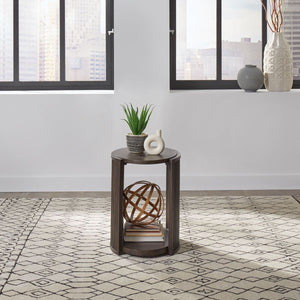 Liberty Furniture City View Chairside Table in Coffee Bean image
