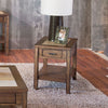 Liberty Furniture Mesa Valley Chair Side Table in Tobacco