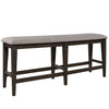 Double Bridge Counter Bench (RTA) in Dark Chestnut
