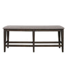 Liberty Furniture Double Bridge Counter Bench (RTA) in Dark Chestnut