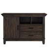Double Bridge Sideboard in Dark Chestnut