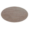 Greystone Mill Oval Cocktail Table in Stone White