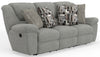 Trifecta Sofa w/3 Recliners and Drop Down Table