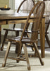 Liberty Furniture Treasures Sheaf Back Side Chair in Rustic Oak Finish (Set of 2) image