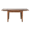 Treasures Retractable Leg Table in Rustic Oak Finish