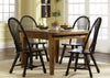 Liberty Furniture Treasures Retractable Leg Table in Rustic Oak Finish