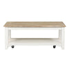 Liberty Furniture Summerville Rectangular Cocktail Table in Soft White Wash image
