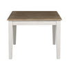Summerville Rectangular Leg Table in White