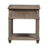 Parkland Falls Rectangular End Table in Weathered Taupe