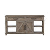 Parkland Falls Sofa Table in Weathered Taupe