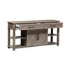 Parkland Falls Sofa Table in Weathered Taupe