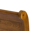 Grandpas Cabin King California Sleigh Bed