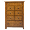 Grandpas Cabin King Sleigh Bed, Dresser & Mirror, Chest, Night Stand