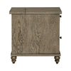 Americana Farmhouse Chair Side Table in Dusty Taupe image