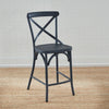 Liberty Furniture Vintage Series X Back Counter Chair in Navy (Set of 2)