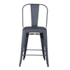 Liberty Furniture Vintage Series Bow Back Counter Chair in Grey (Set of 2) image