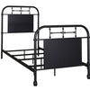 Vintage Series Metal Bed in Black image