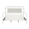 Vintage Series Queen Metal Bed in Antique White