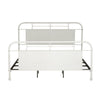 Liberty Furniture Vintage Series Queen Metal Bed in Antique White