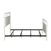 Liberty Furniture Vintage Series Queen Metal Bed in Antique White