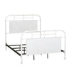 Vintage Series Full Metal Bed in Antique White