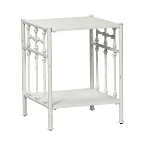 Liberty Furniture Vintage Series Open Nightstand in Antique White image