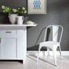 Liberty Furniture Vintage Series Bow Back Side Chair in Antique White (Set of 2)