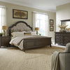 Paradise Valley King Uph Bed, Dresser & Mirror, Night Stand image